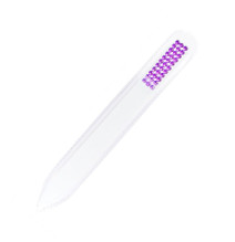 PSF - Üveg körömreszelő, kétoldalas, színes, 14 cm