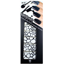 NP16 - Nail stickers with varnish effect 16 pcs