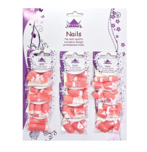 NT01B - Artificial nails with French manicure 20 pcs