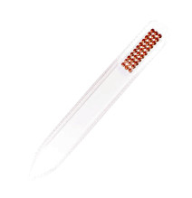 PSF - Üveg körömreszelő, kétoldalas, színes, 14 cm