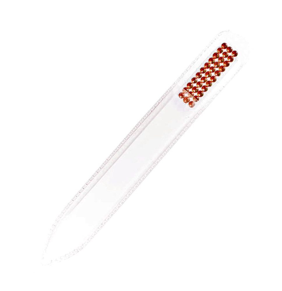 PSF - Üveg körömreszelő, kétoldalas, színes, 14 cm