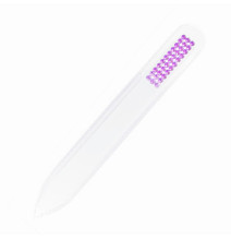 PSF - Szklany pilnik do paznokci dwustronny kolorowy 14 cm