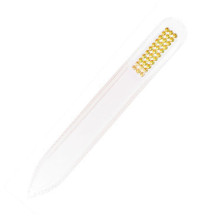 PSF - Szklany pilnik do paznokci dwustronny kolorowy 14 cm
