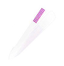 PSF - Üveg körömreszelő, kétoldalas, színes, 14 cm