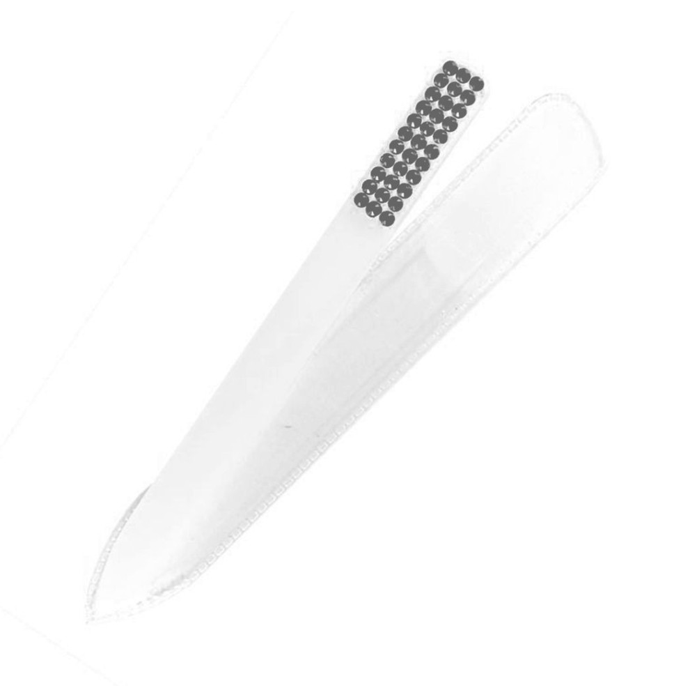 PSF - Szklany pilnik do paznokci dwustronny kolorowy 14 cm