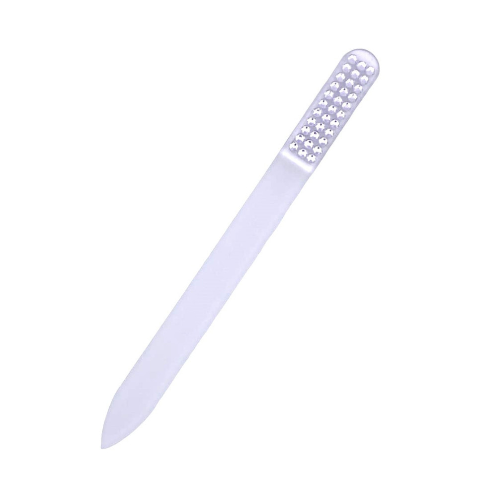 Glass nail file colored double sided 14 cm | divinecosmetics.eu
