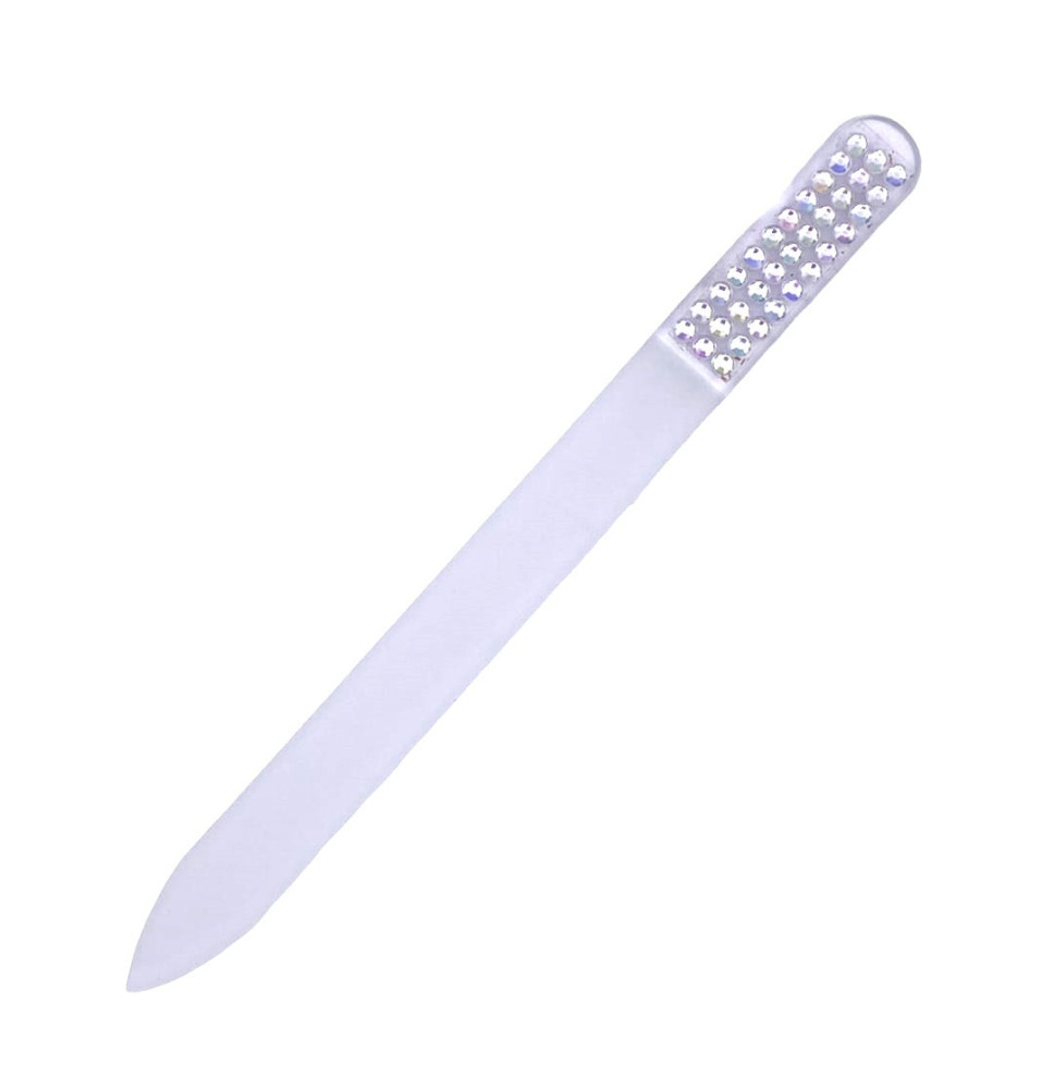 PSF - Üveg körömreszelő, kétoldalas, színes, 14 cm