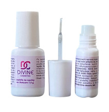 Lepidlo na nechty 7,5 g so štetcom | divinecosmetics.eu