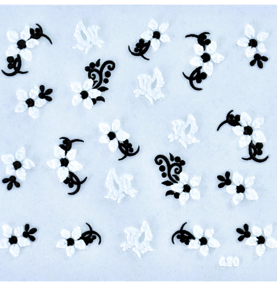 3D nail stickers No. 12 | divinecosmetics.eu