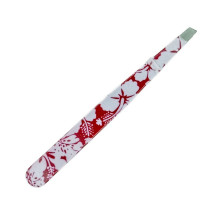 Pęseta skośna zdobiona 9 cm | divinecosmetics.eu