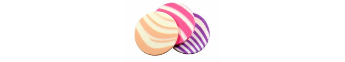 Houbičky na make-up, nanášení pudru a odlíčení | divinecosmetics.eu